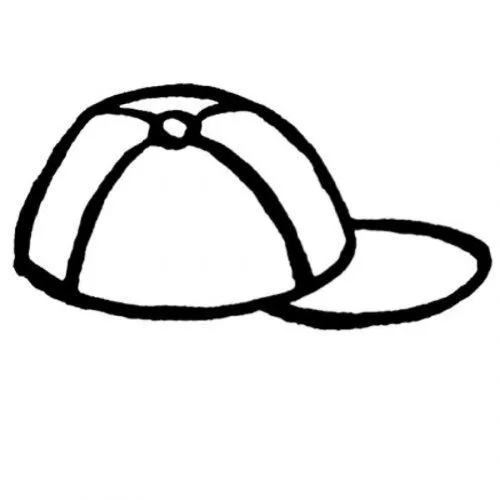 Dibujo para imprimir y colorear una gorra - Dibujos para colorear ...