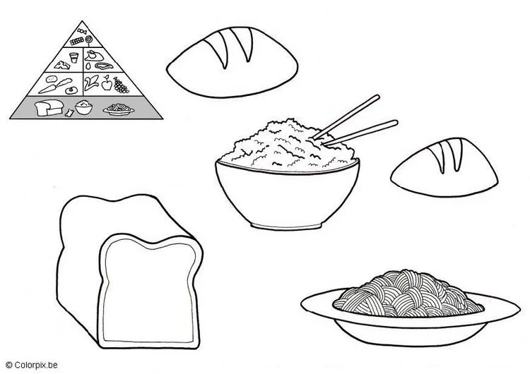 Imágenes de la pirámide para colorear - Imagui
