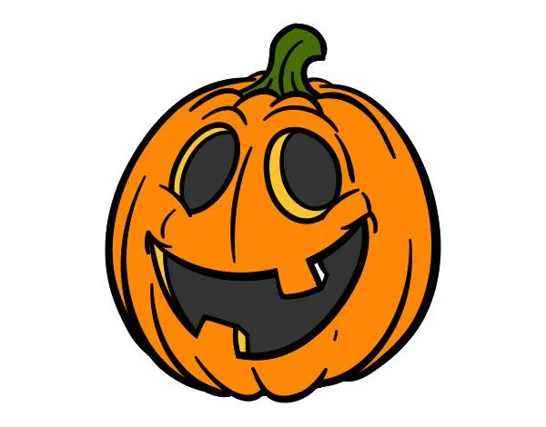 Dibujos de Calabazas de Halloween para Colorear - Dibujos.net