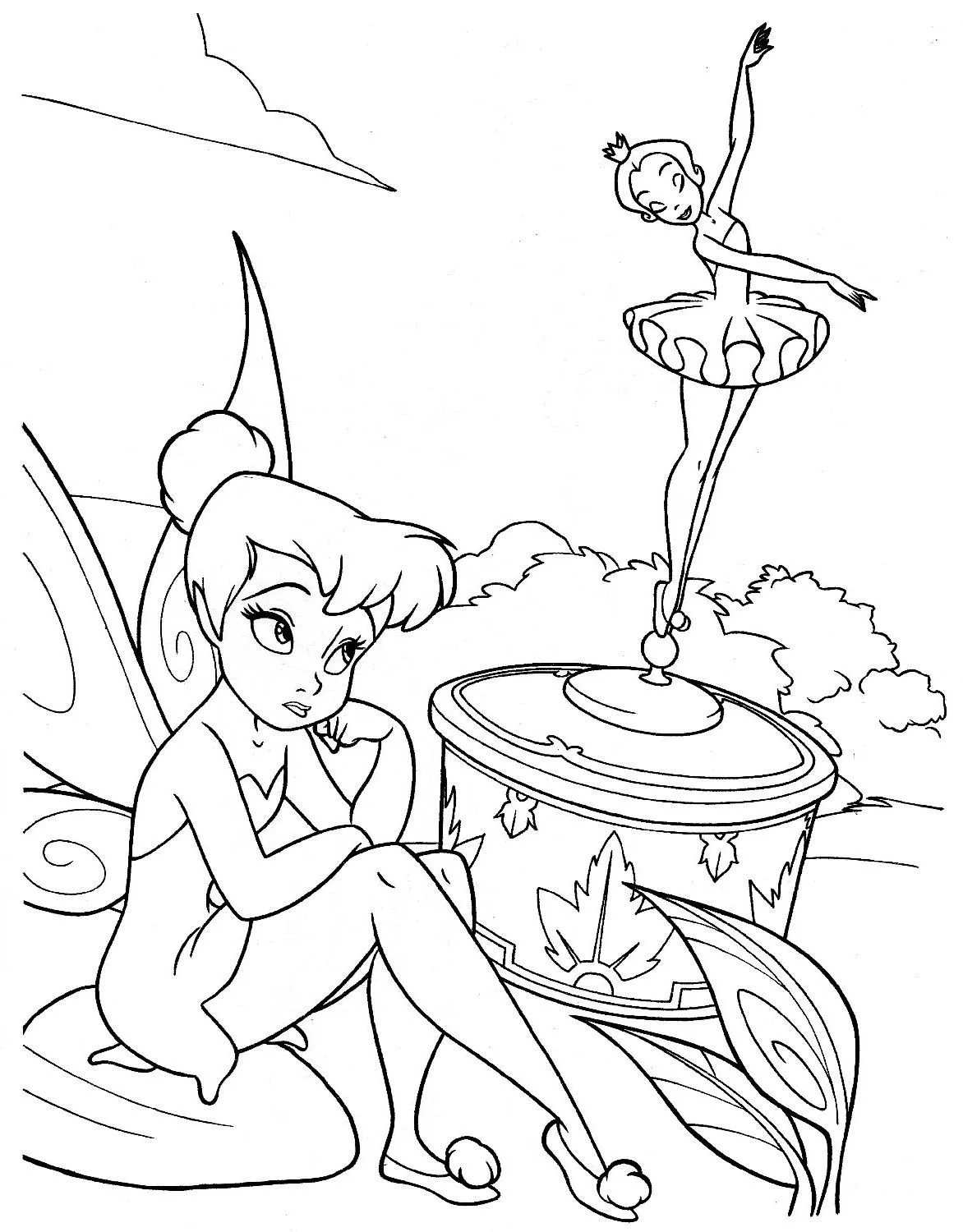 de tinker bell, tinker bell de, dibujos de tinker bell para colorear ...