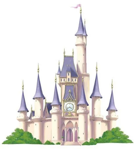 Dibujos de castillos de princesas Disney - Imagui