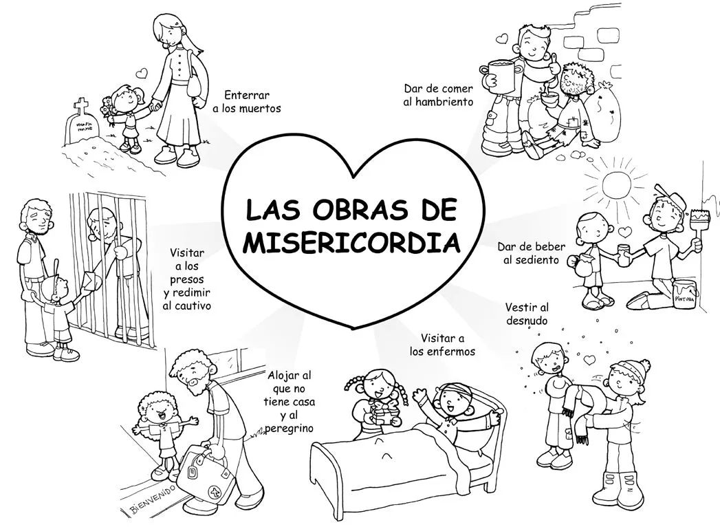 Dibujos catequesis (colorear) | Dios nos habla al corazón Dibujos catequesis (colorear) | Dios nos habla al corazón