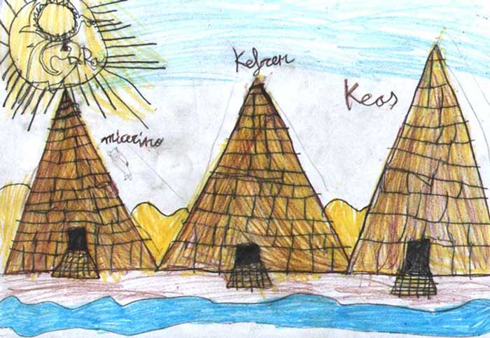 Las tres piramides de egipto y sus nombres - Imagui