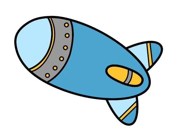 Dibujos de Cohetes espaciales para Colorear - Dibujos.net