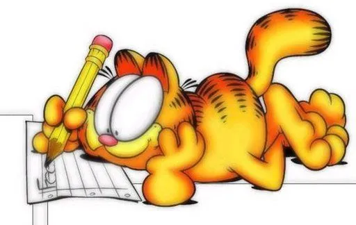 Dibujos a color ♥: Garfield en color