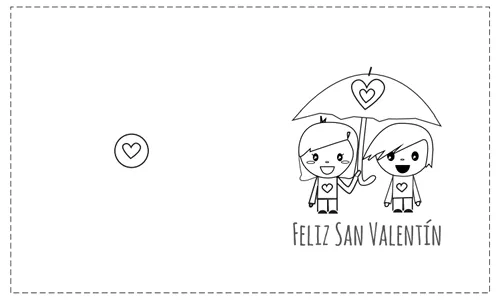 Para dibujar una tarjeta de San Valentín para niñas - Imagui