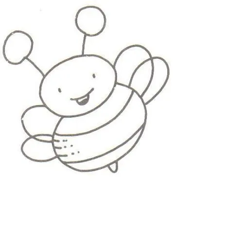 Dibujos para colorear de abejas tiernas - Imagui