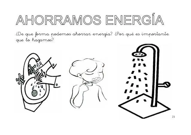 Dibujos para colorear sobre el ahorro energetico para niños - Imagui