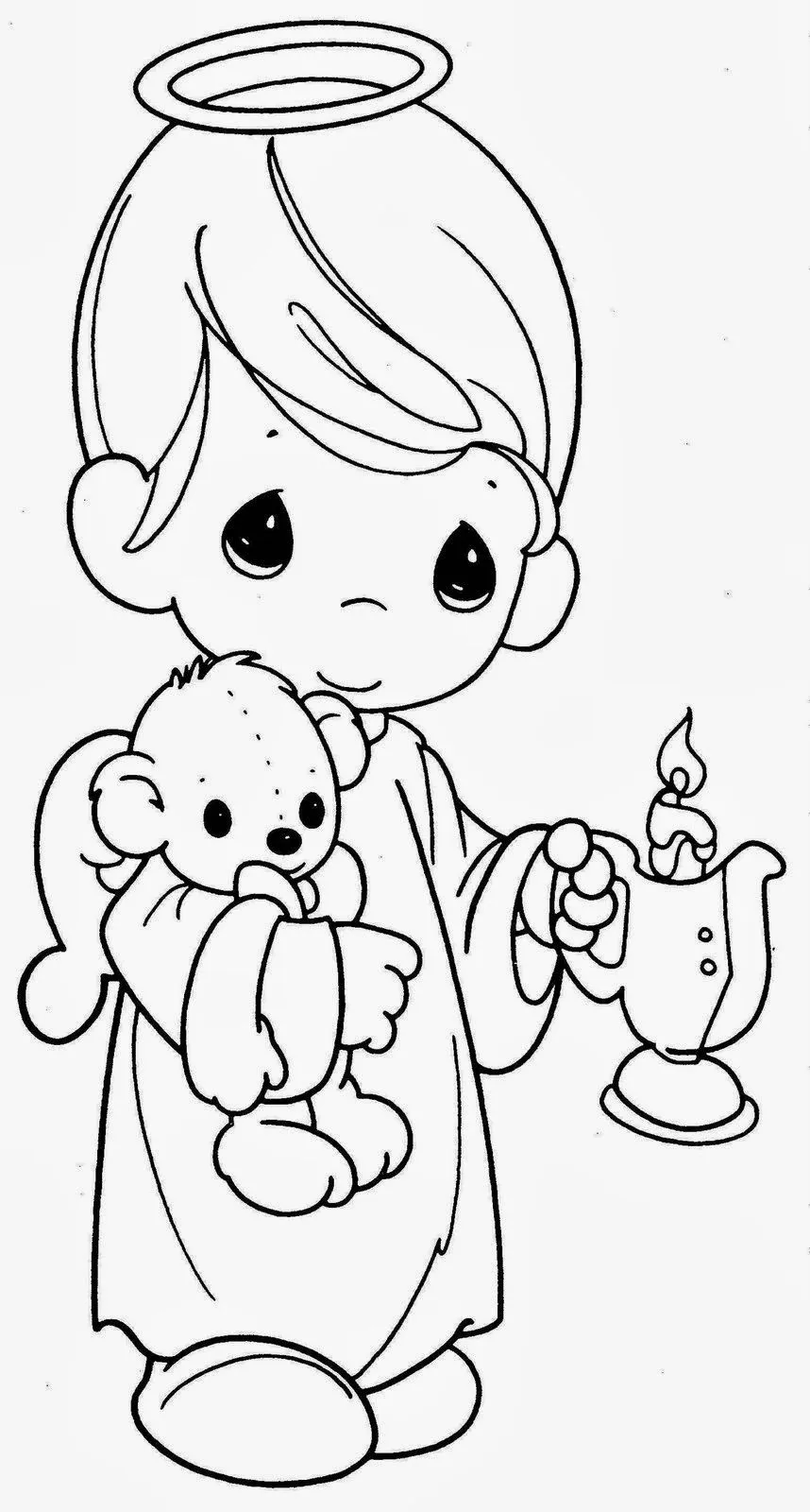 Dibujos Para Colorear de Angeles | Imagenes Cristianas Para Colorear Dibujos Para Colorear de Angeles | Imagenes Cristianas Para Colorear