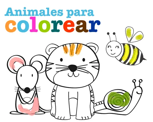 Dibujos para Colorear: Animales para colorear