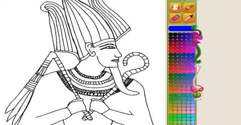 Dibujos para colorear del antiguo egipto - Imagui
