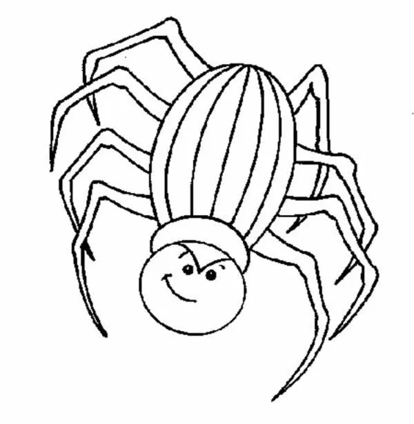 Dibujos para colorear de Arañas, arácnidos, Plantillas para ...