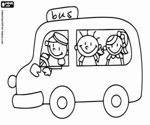 Dibujos para colorear de Autobuses , dibujos para imprimir de ...