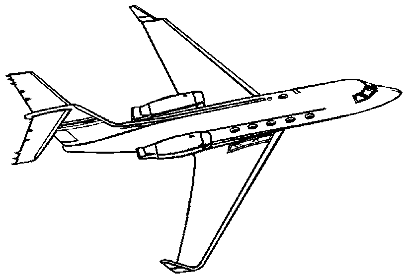 Dibujos para colorear de Aviones, aeroplano, avioneta