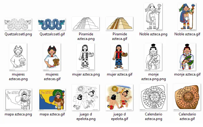 Dibujos para colorear sobre los aztecas | Diario Educación