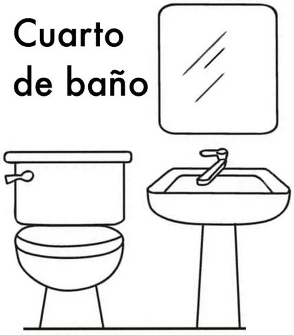 Dibujos para colorear de baño - Imagui