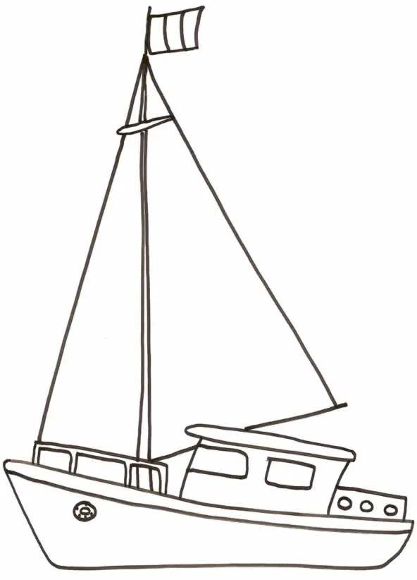 Dibujos para colorear de Barcos de Vela, Plantillas para colorear ... Dibujos para colorear de Barcos de Vela, Plantillas para colorear ...