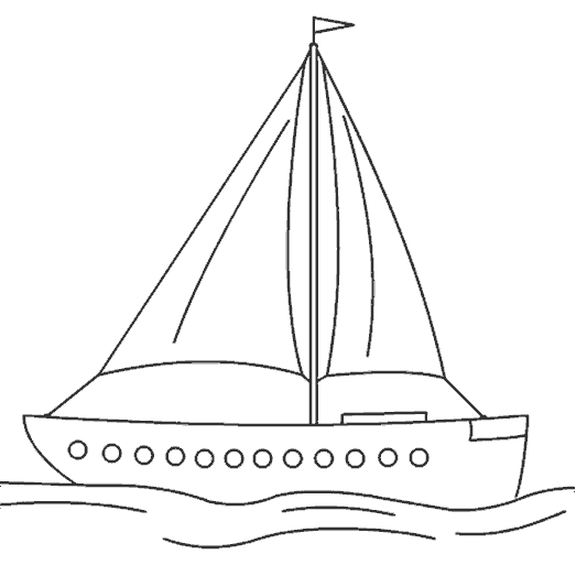 Dibujos para colorear de Barcos de Vela, Plantillas para colorear ...