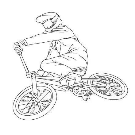 Dibujos para colorear BICICLETAS : 19 dibujos de bicicleta para ...