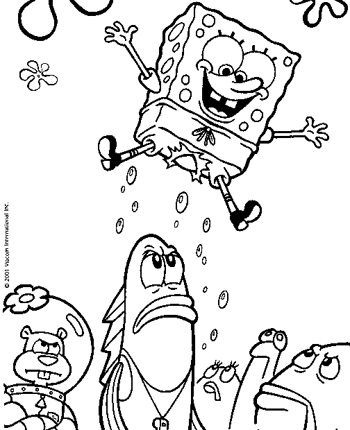 Dibujos para colorear de Bob Esponja, SpongeBob SquarePants ...