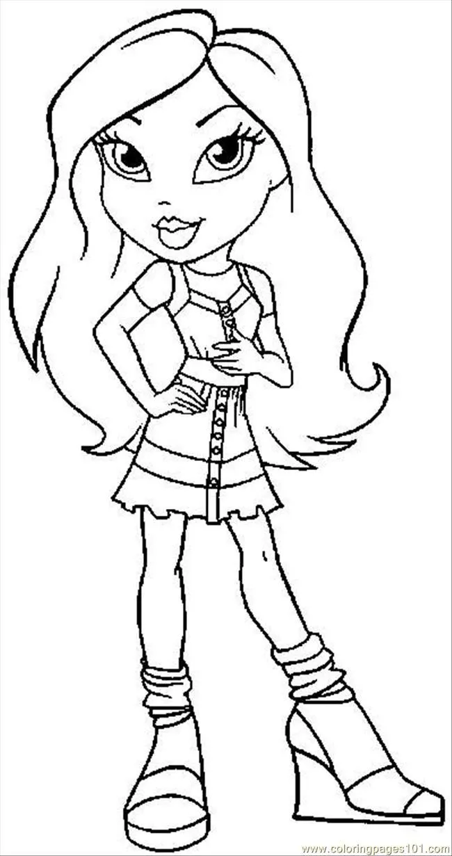 Dibujos para colorear de bratz - Dibujos para colorear - IMAGIXS Dibujos para colorear de bratz - Dibujos para colorear - IMAGIXS