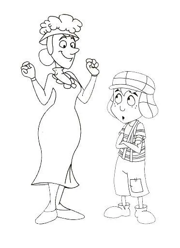 dibujos para colorear del chavo animado - Buscar con Google ...