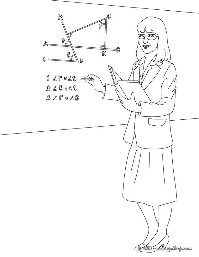 Dibujos para colorear CLASES, clase de matematica para imprimir Dibujos para colorear CLASES, clase de matematica para imprimir