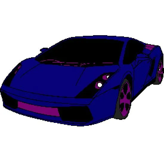 Dibujos para colorear de coches de carreras: Lamborghini Gallardo ...
