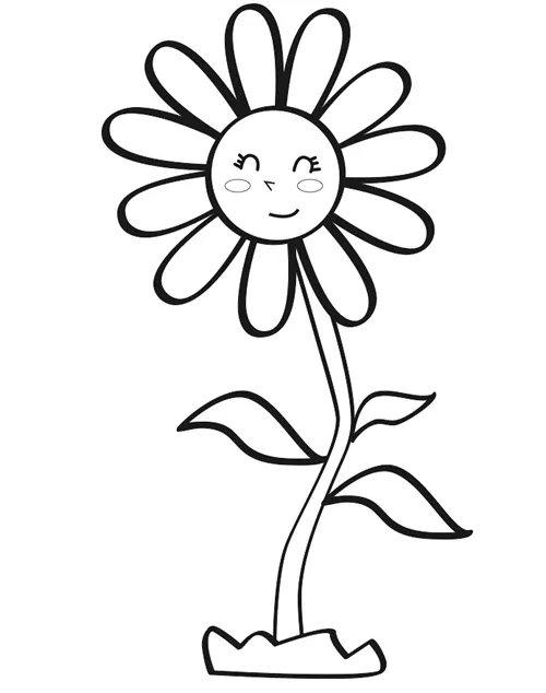 Dibujos de flores para dibujar faciles - Imagui