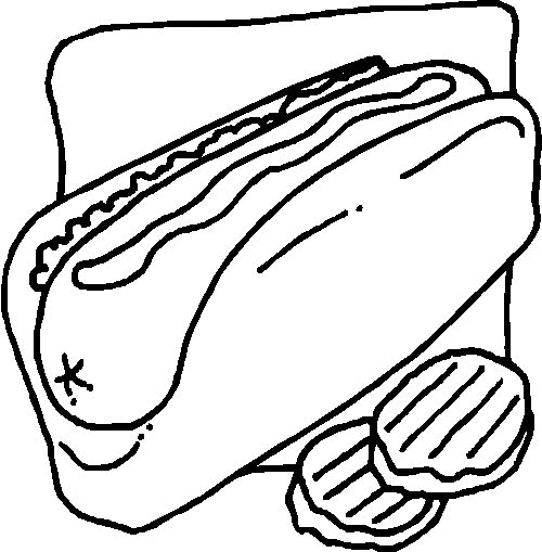 Dibujos para imprimir de comidas chatarras - Imagui