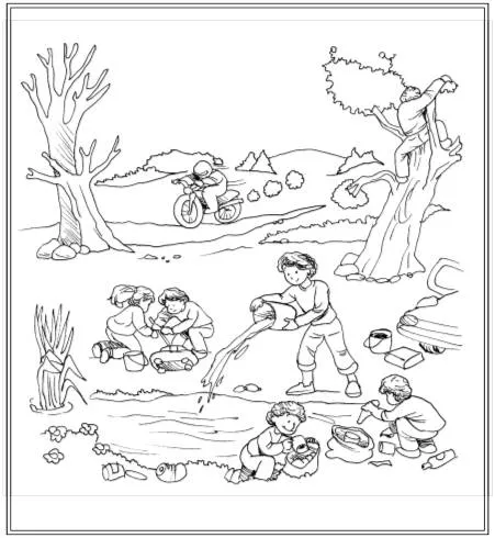 Imagenes de contaminacion del agua para dibujar - Imagui