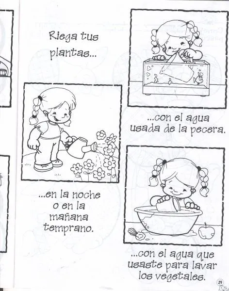 Dibujos de como cuidar el agua - Imagui