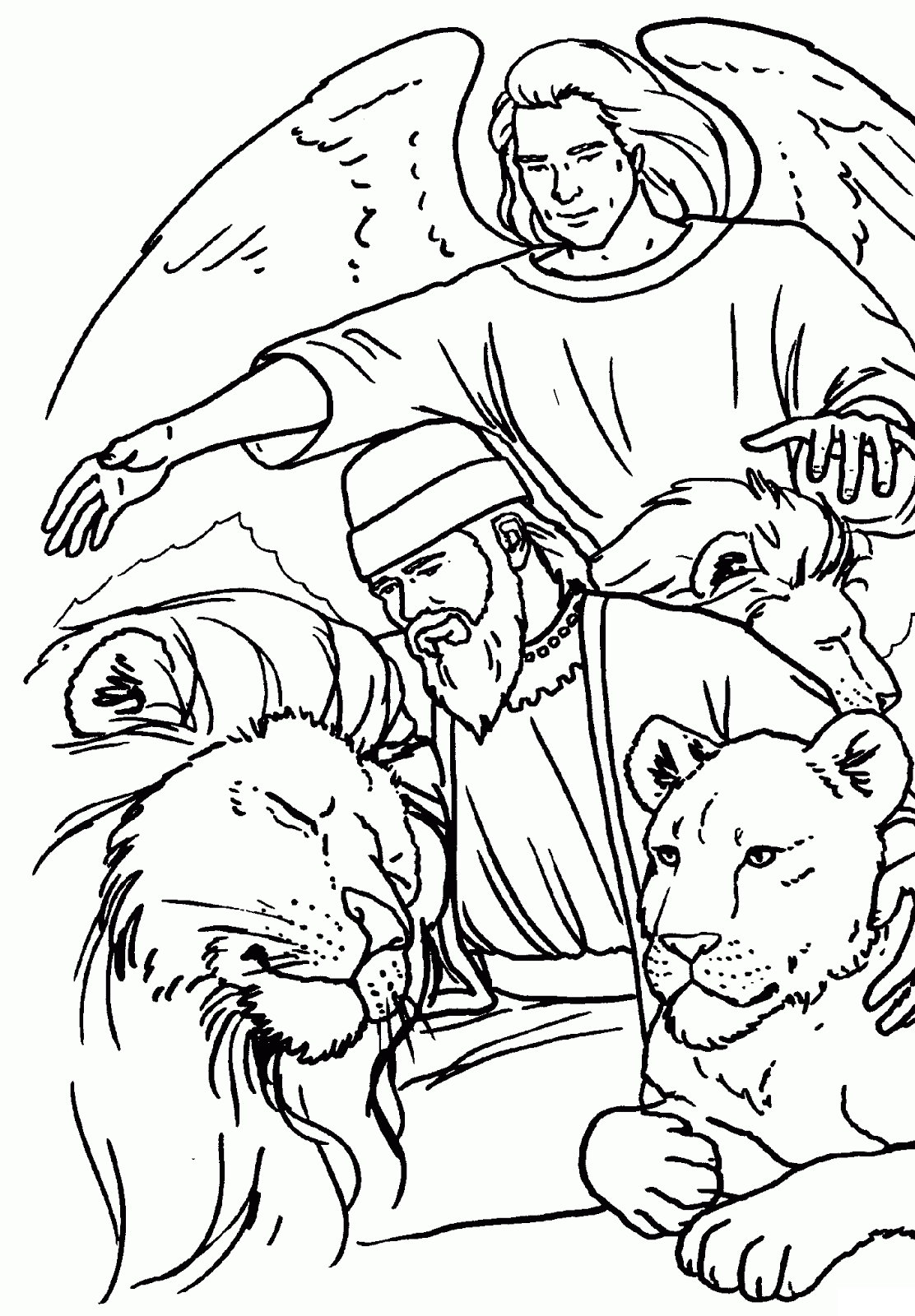 Dibujos Para Colorear De Daniel y los Leones | Imagenes Cristianas ... Dibujos Para Colorear De Daniel y los Leones | Imagenes Cristianas ...