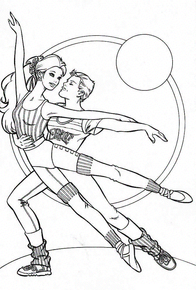 Dibujos para colorear de Danza, Baile, Plantillas para colorear de ... Dibujos para colorear de Danza, Baile, Plantillas para colorear de ...