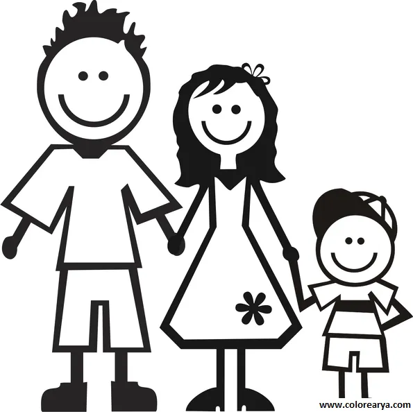La familia dibujos para niños - Imagui