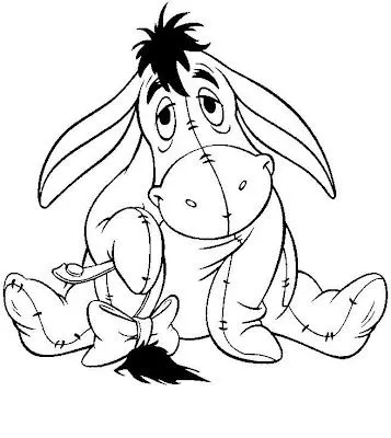 DIBUJOS PARA COLOREAR: DIBUJO DE UN ASNO PARA COLOREAR. DIBUJOS PARA COLOREAR: DIBUJO DE UN ASNO PARA COLOREAR.