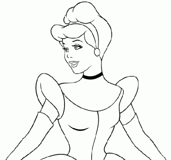 Dibujos para colorear: Dibujos para colorear - La Cenicienta Dibujos para colorear: Dibujos para colorear - La Cenicienta