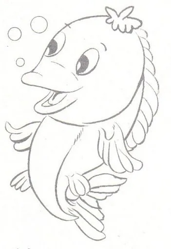 Dibujos para colorear: Dibujos para colorear - Pez Dibujos para colorear: Dibujos para colorear - Pez