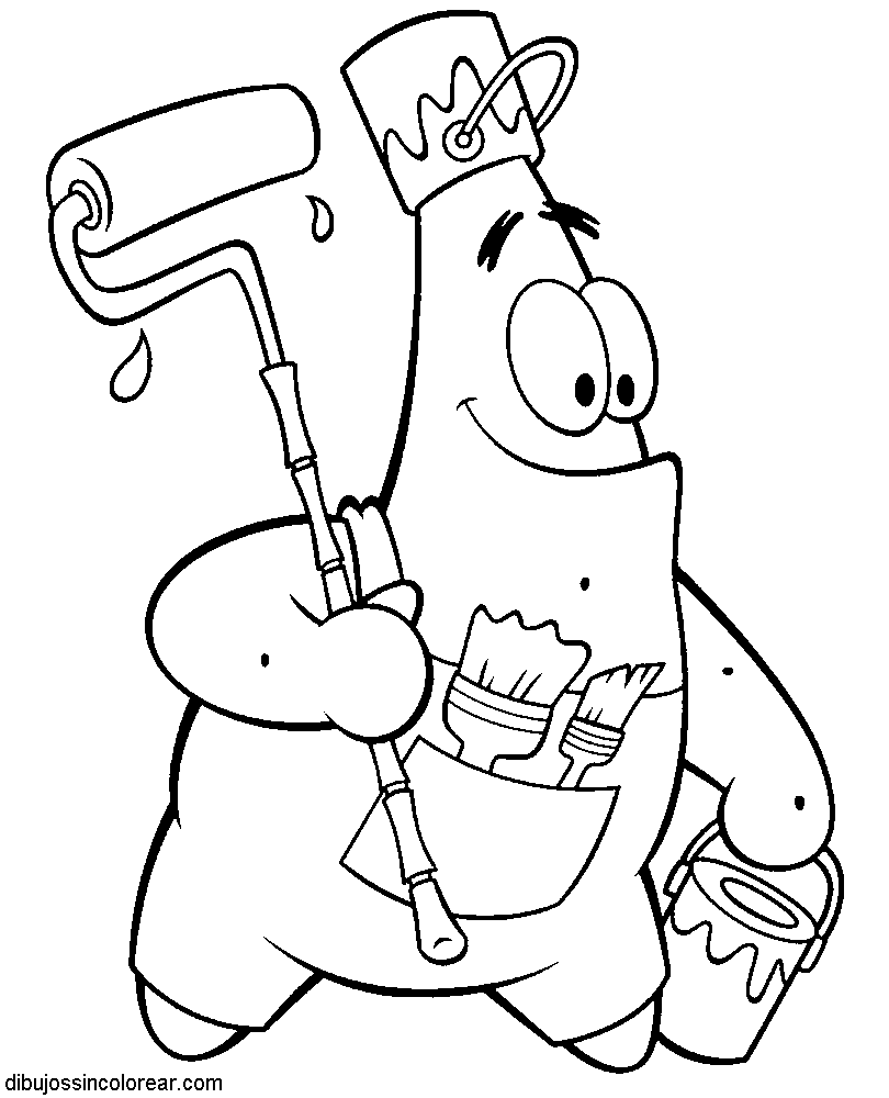 Dibujos Sin Colorear: Dibujos de Patricio Estrella (Bob Esponja ... Dibujos Sin Colorear: Dibujos de Patricio Estrella (Bob Esponja ...