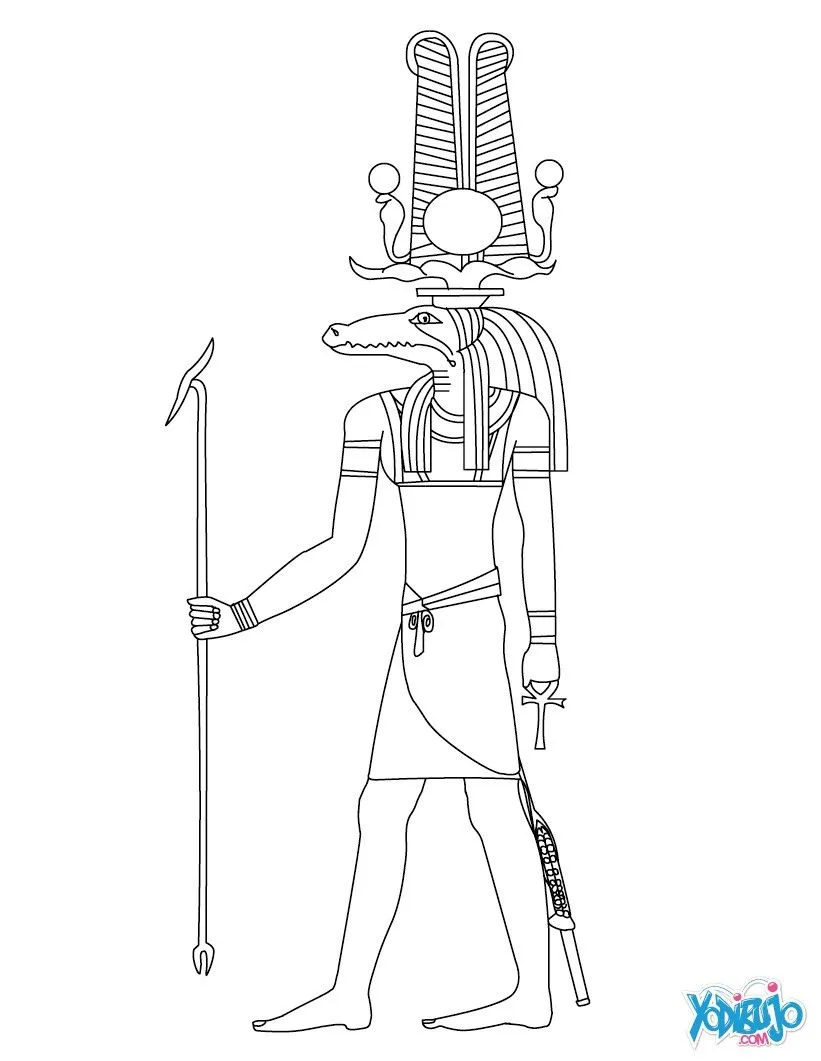 Dibujos para colorear dios anubis del antiguo egipto - es ... Dibujos para colorear dios anubis del antiguo egipto - es ...