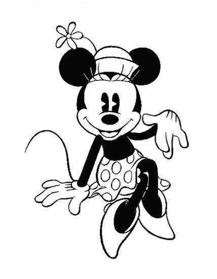Dibujos para colorear de Disney: Minnie Mouse