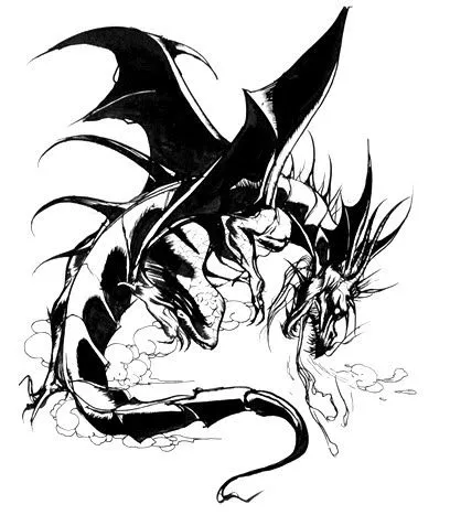Dragones de fuego para dibujar - Imagui