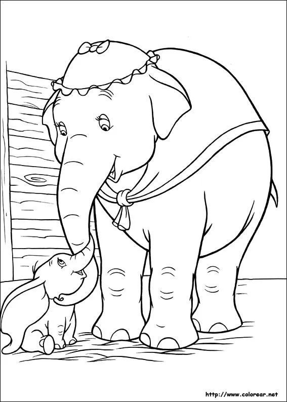 Dibujos para colorear de Dumbo