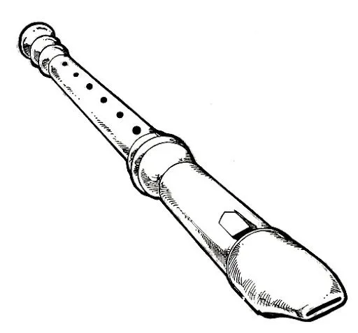Dibujos para colorear de flauta dulce - Imagui