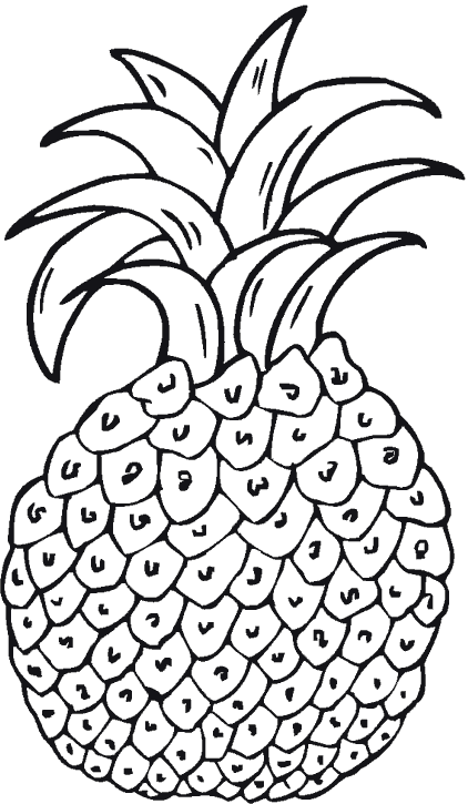 Dibujos para colorear de Frutas, Plantillas para colorear de Frutas