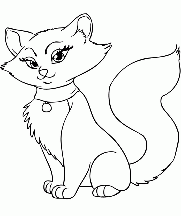 Dibujos para colorear de gatos. MundoGatos.