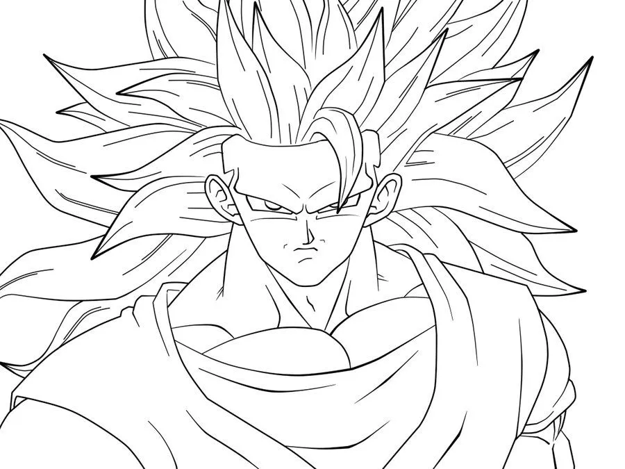 Dibujos para colorear de Goku