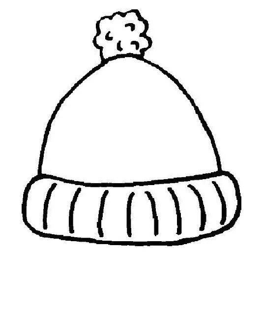 Dibujos colorear gorro invierno - Imagui