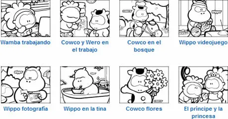 Historietas para colorear para niños - Imagui