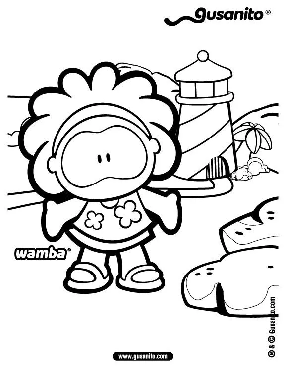 Wamba : Aprender a dibujar, Dibujos para colorear y pintar ...